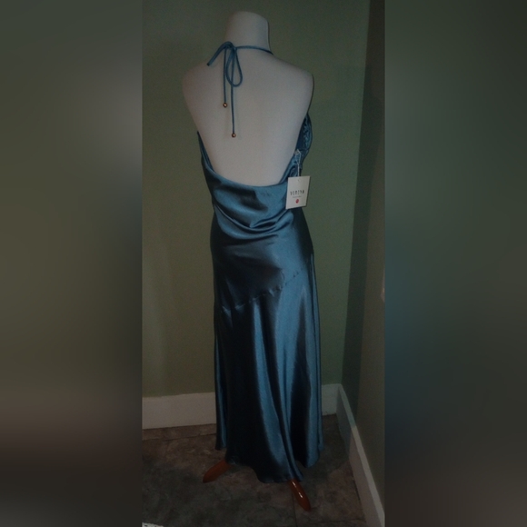 Vubiya Summer Satin Tube top midi dress size XL - Picture 6 of 7